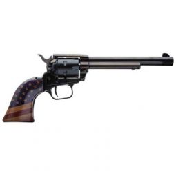 HERITAGE 22LR 6.5" FS BLUED, USA FLAG GRIP