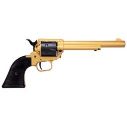 HERITAGE 22LR 6.50" FS, GOLD POLYMER GRIP