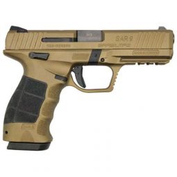 SAR USA SAR9 PISTOL 9MM, 4.4" BBL 17RD MAG BRONZE