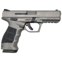 SAR USA SAR9 PISTOL 9MM, 4.4" BBL 17RD MAG PLATINUM