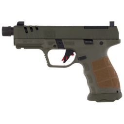 SAR USA SAR9 COMPACT SOCOM 9MM, 4.7" BBL 15/21 RD MAG SF GREEN