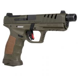 SAR USA SAR9 SOCOM 9MM, 5.2" BBL 17/21 RD MAG SF GREEN