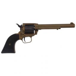 HERITAGE 22LR 6.5" BURNT, BRONZE STEEL FRAME POLYMER