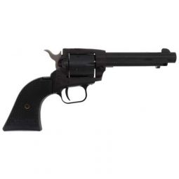 HERITAGE 22LR/22WMR BLACK, 4.75" STEEL FRAME POLYMER GRIP