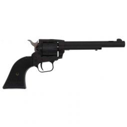 HERITAGE 22LR/22WMR BLACK, 6.5" STEEL FRAME POLYMER GRIP