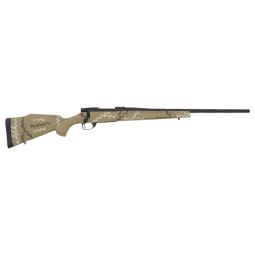 WEATHERBY VANGUARD OUTFITTER, 243 WIN 24" W/MB BLK CERA/BRN