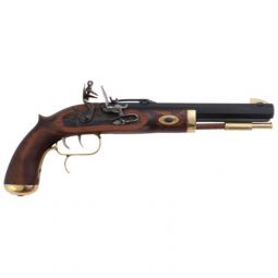 TRADITIONS TRAPPER PISTOL 50, CAL FLINTLOCK BLUED/HARDWOOD