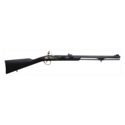 TRADITIONS DEERHUNTER RIFLE, 50 CAL 24" FLINTLOCK BLUE/SYN