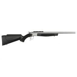 CVA SCOUT TD 44 MAG 22", W/RAIL SS/BLACK SYNTHETIC