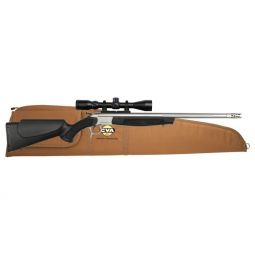 CVA SCOUT TD 45-70 25", W/BRAKE 3-9X40 SS/BLACK SYN