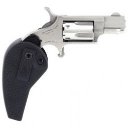 NAA MINI-REVOLVER 22LR 1-1/8", S/S MATTE W/HOLSTER GRIP